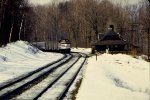 AMTK 201 heads the eastbound New England section of the Lake Shore Limited on the ascent of Washington Hill